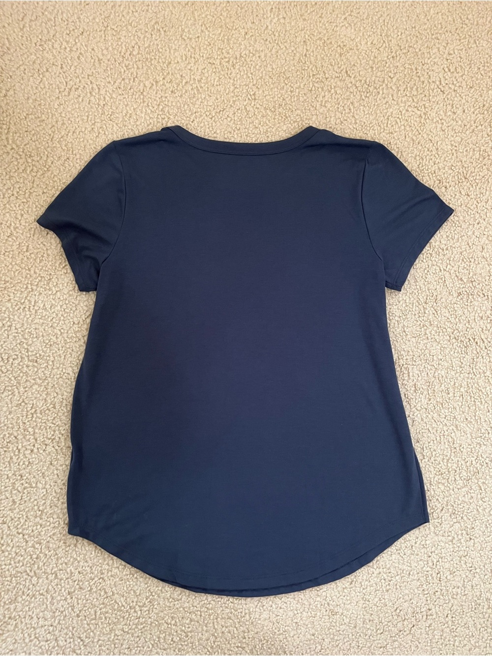 NWOT SO Short Sleeve Scoop Neck Blue Shirt - Picture 6 of 6